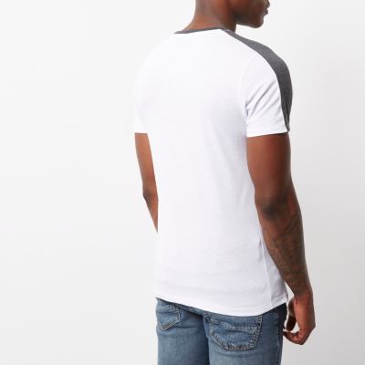 White NYC print T-shirt